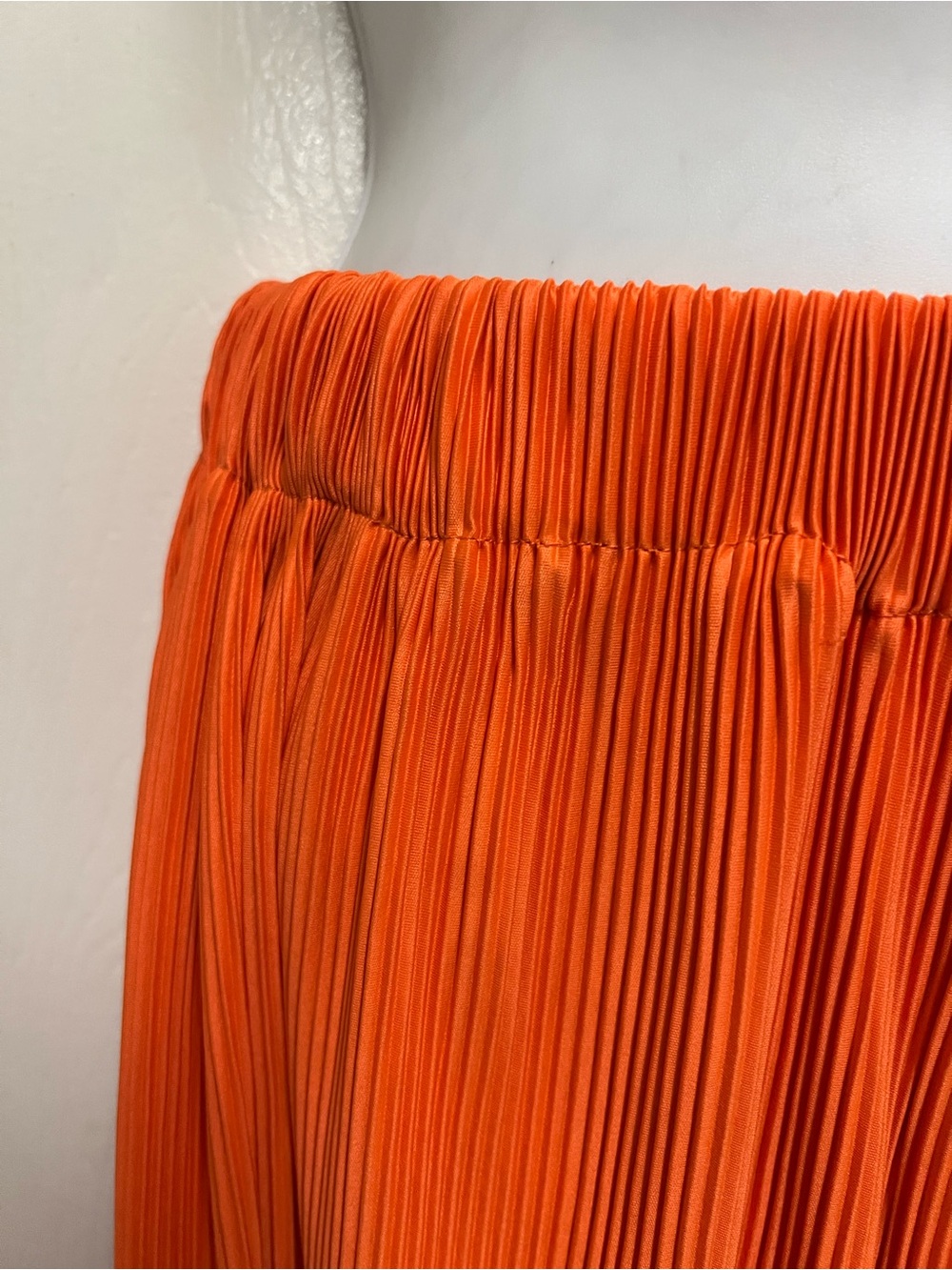 Fashion Nova Orange Two Piece Plisse Pants Set - Picture 6 of 12